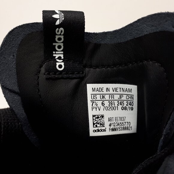 Adidas Hypersleek EE7037 Casual Platform Shoe Sneaker Womens 7.5 US Black White - Picture 9 of 12